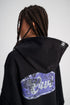 Bomber Hoodie Black Core Grunge 490gsm